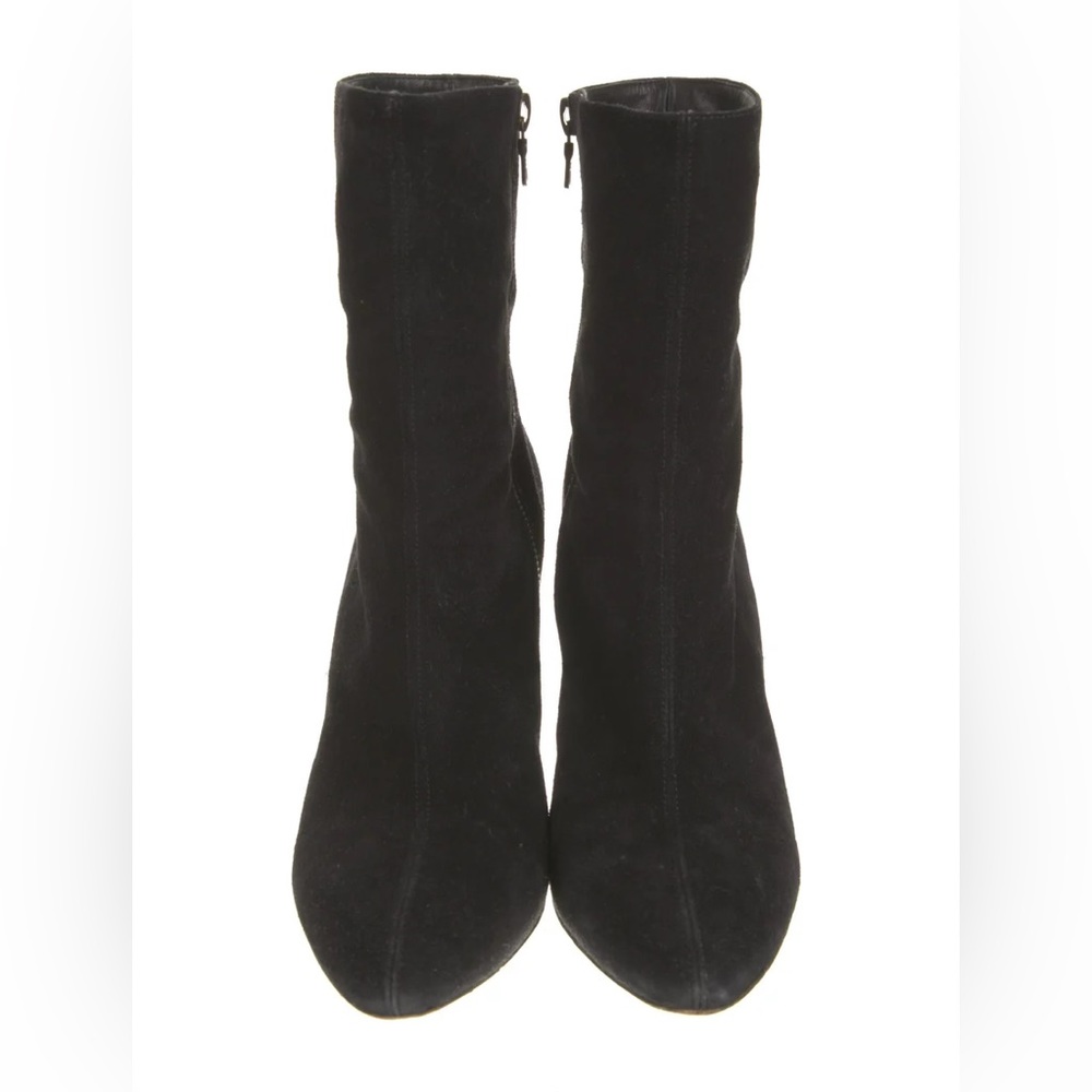 Dries Van Noten Suede Side-Zip Boots